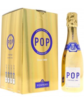 Champagne Pommery Pack quatre quarts Pop Gold