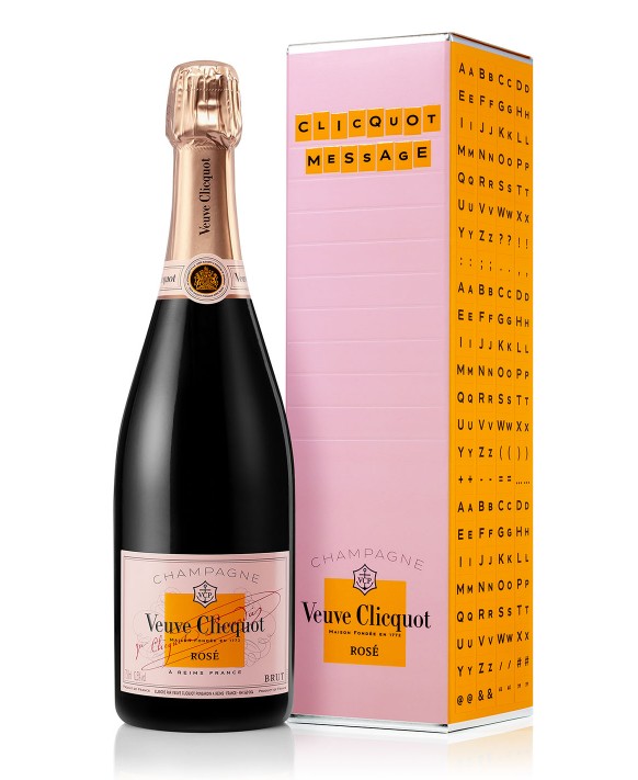 Champagne Veuve Clicquot Rosé Clicquot Message 75cl