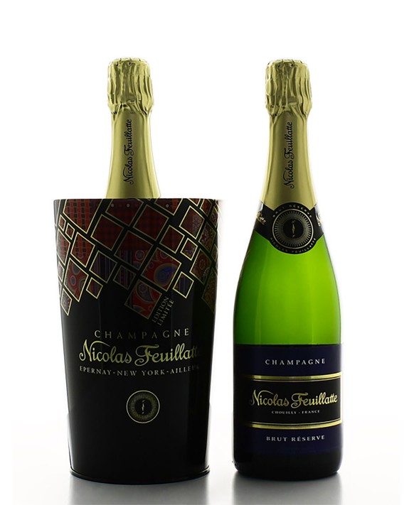 Champagne Nicolas Feuillatte Brut Réserve et seau bohème