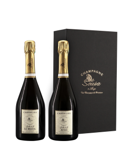Champagne De Sousa Coffret 2 Cuvée Caudalies Grand Cru 2012